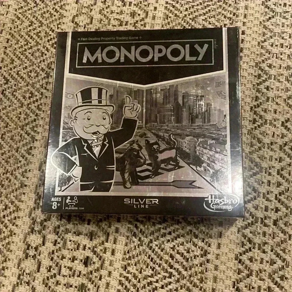 Monopoly Silver Line by Hasbro sealed and never used. NWOT - Picture 1 of 4